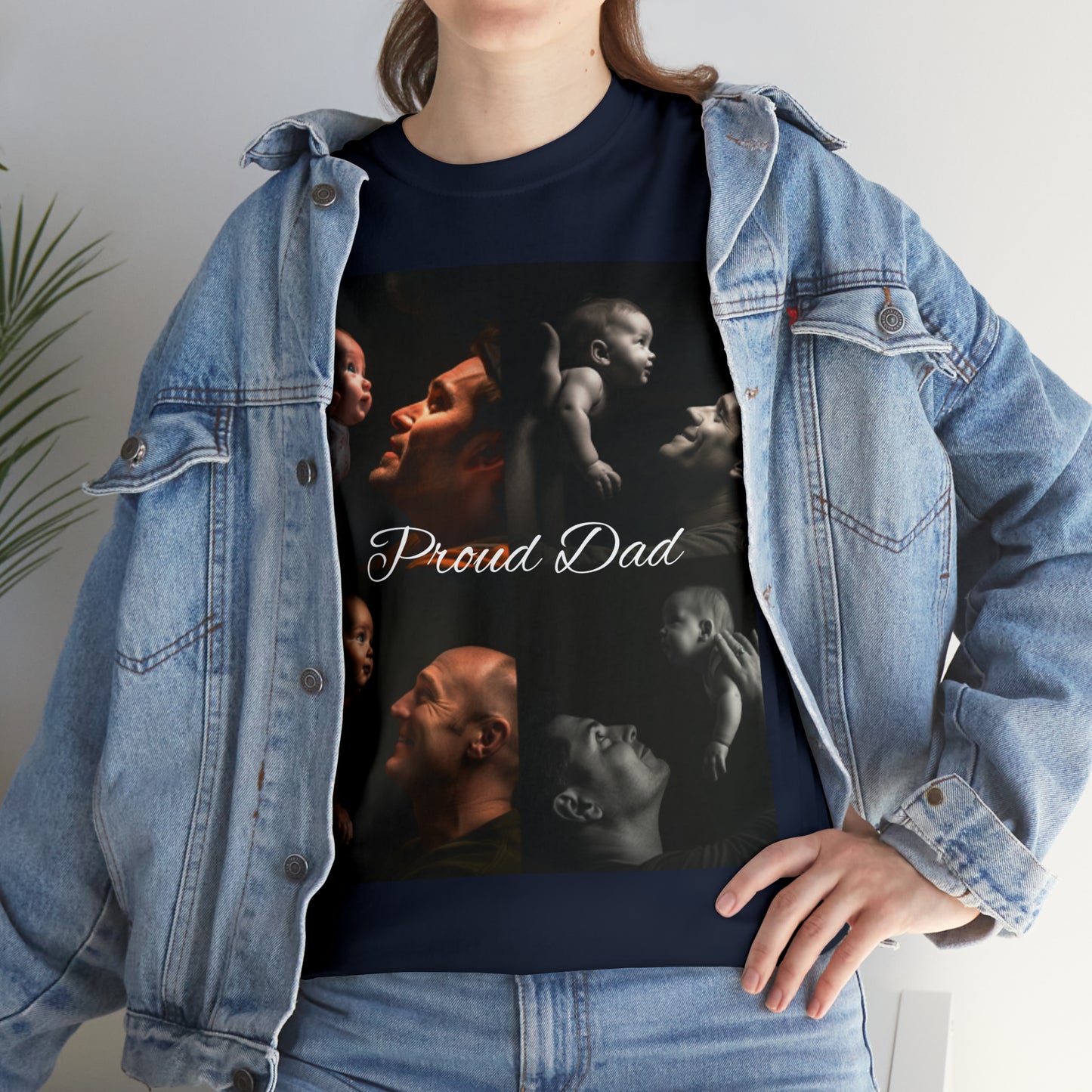 Proud Dad -Unisex Heavy Cotton Tee