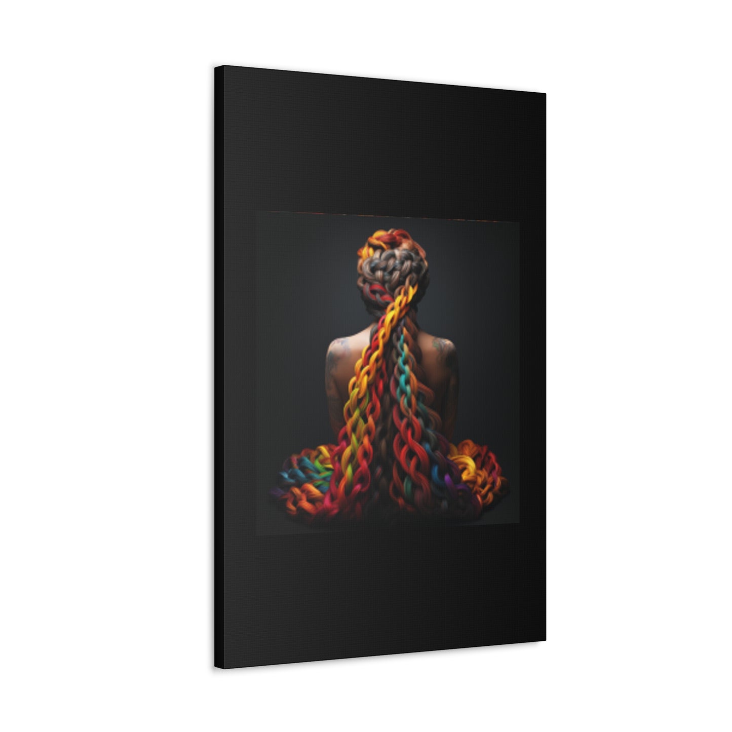 Braids of Color-Canvas Gallery Wraps