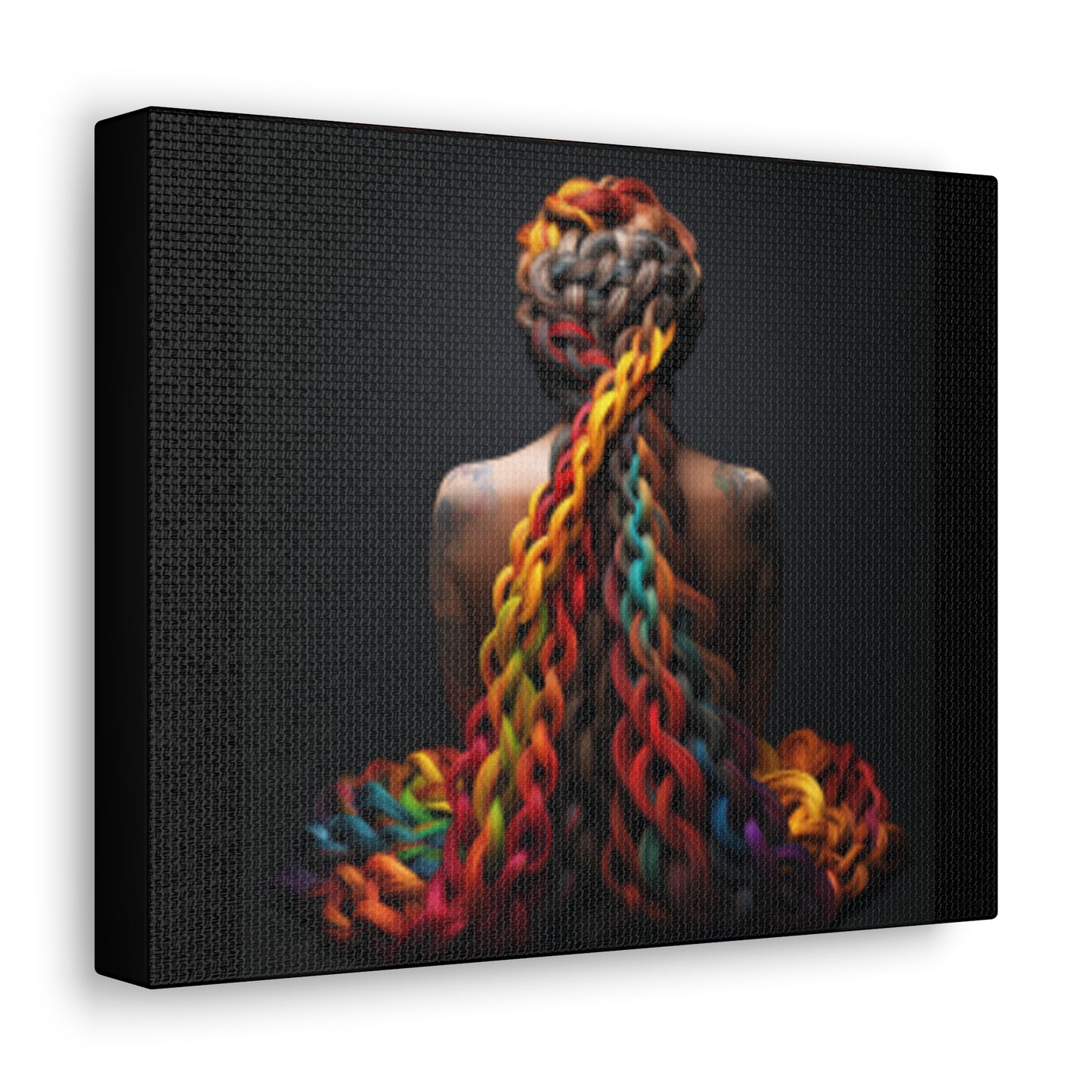 Braids of Color-Canvas Gallery Wraps