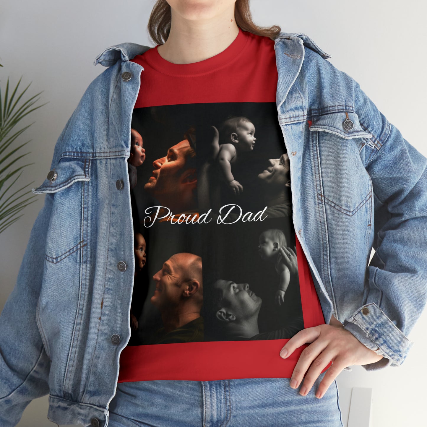 Proud Dad -Unisex Heavy Cotton Tee