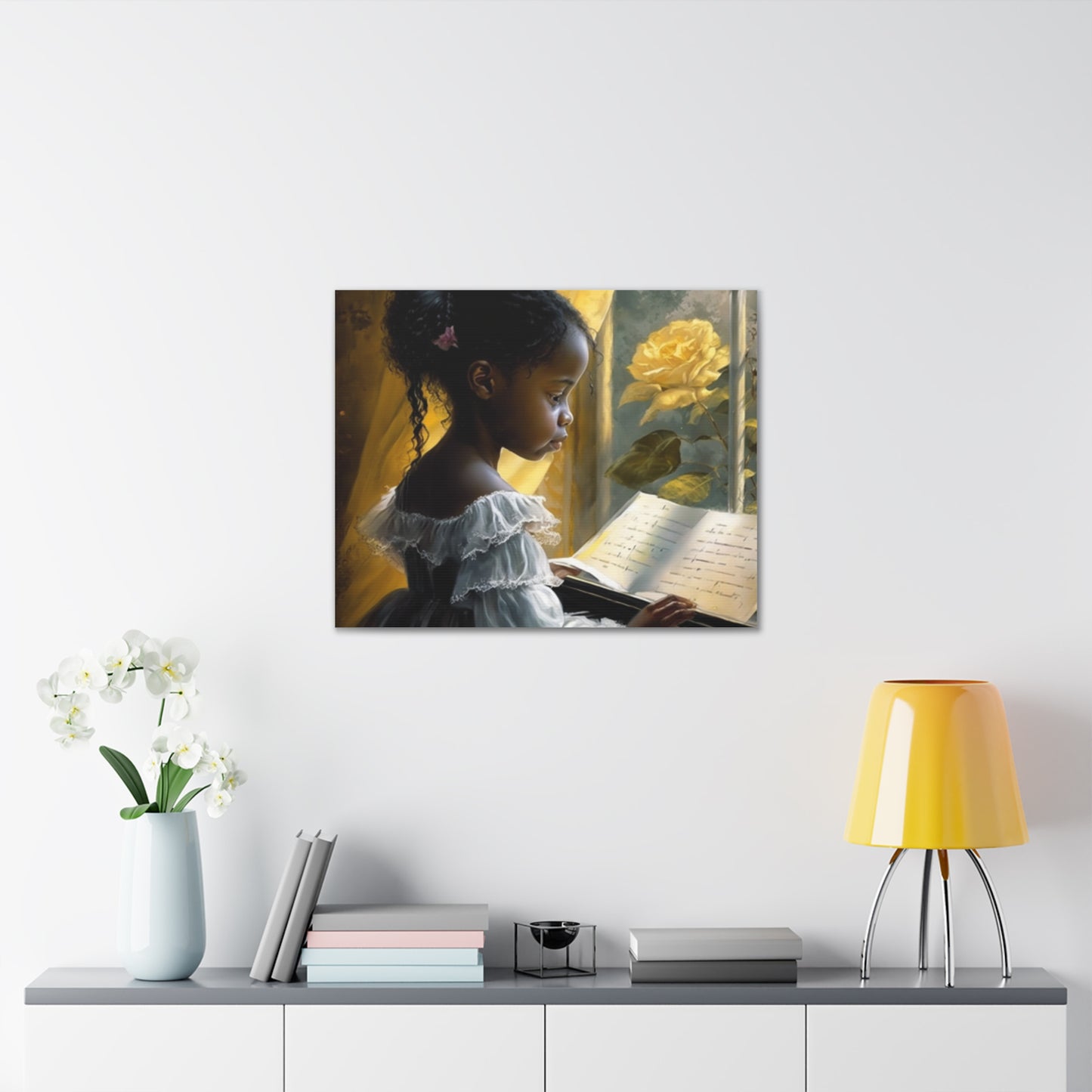 La La La,Yellow Rose Piano Collection- Gallery Wraps