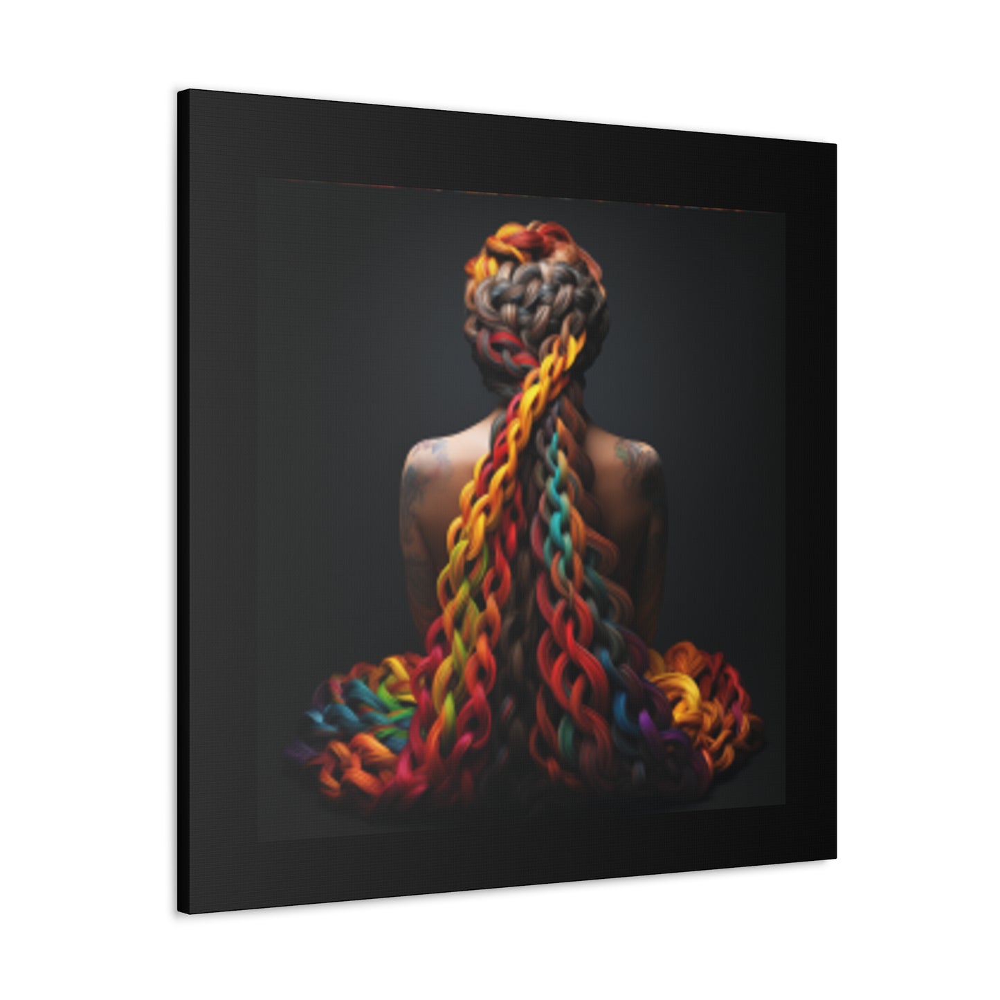 Braids of Color-Canvas Gallery Wraps