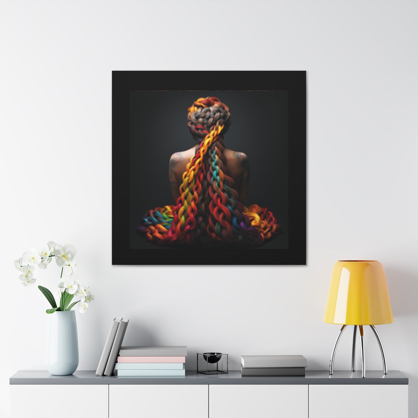 Braids of Color-Canvas Gallery Wraps