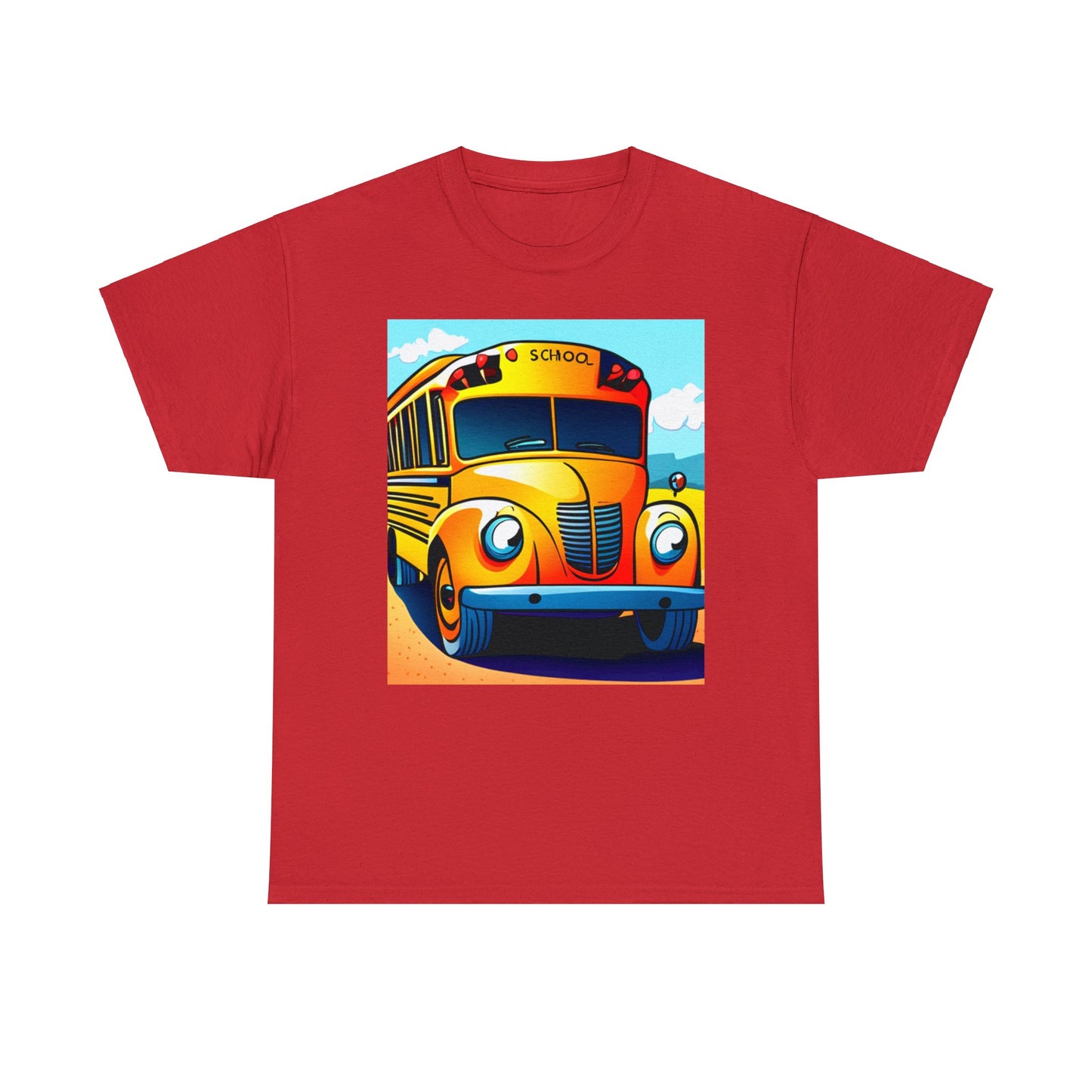 School Bus Monitors are the Heart of the Bus-Unisex Heavy Cotton Tee