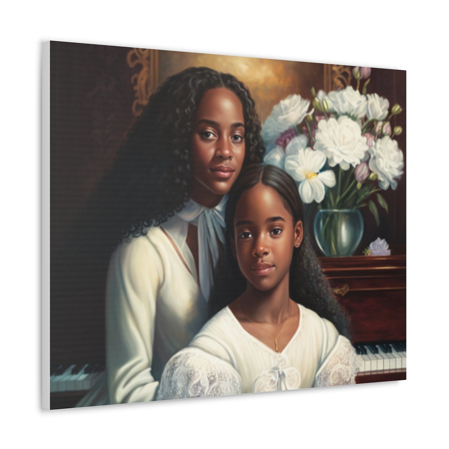 AT THE PIANO- Canvas Gallery Wraps