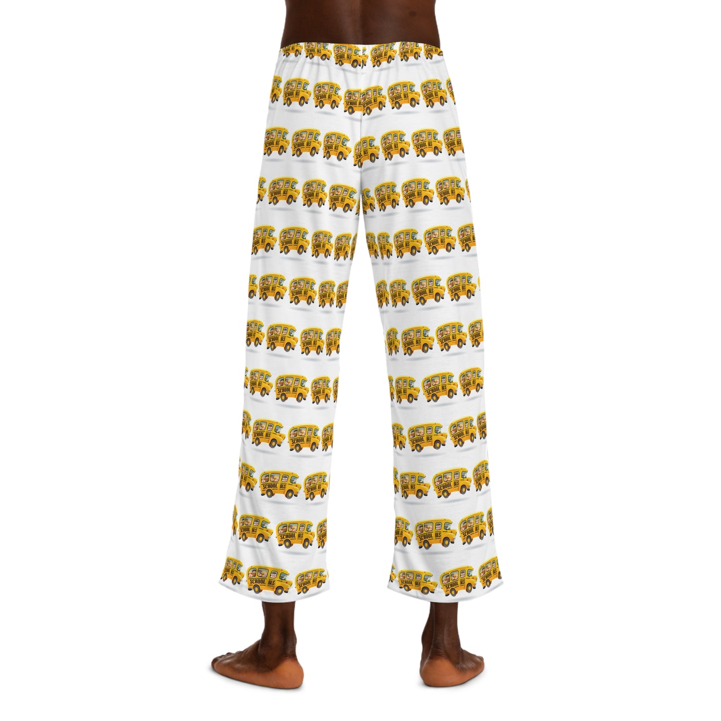 School Bus Men's Pajama Pants (AOP)