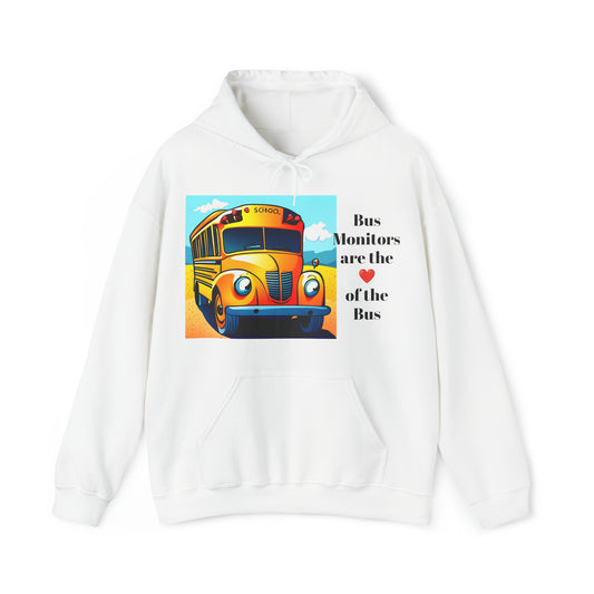 Support your School Bus Monitor - Unisex Heavy Blend™ Hooded Sweatshirt