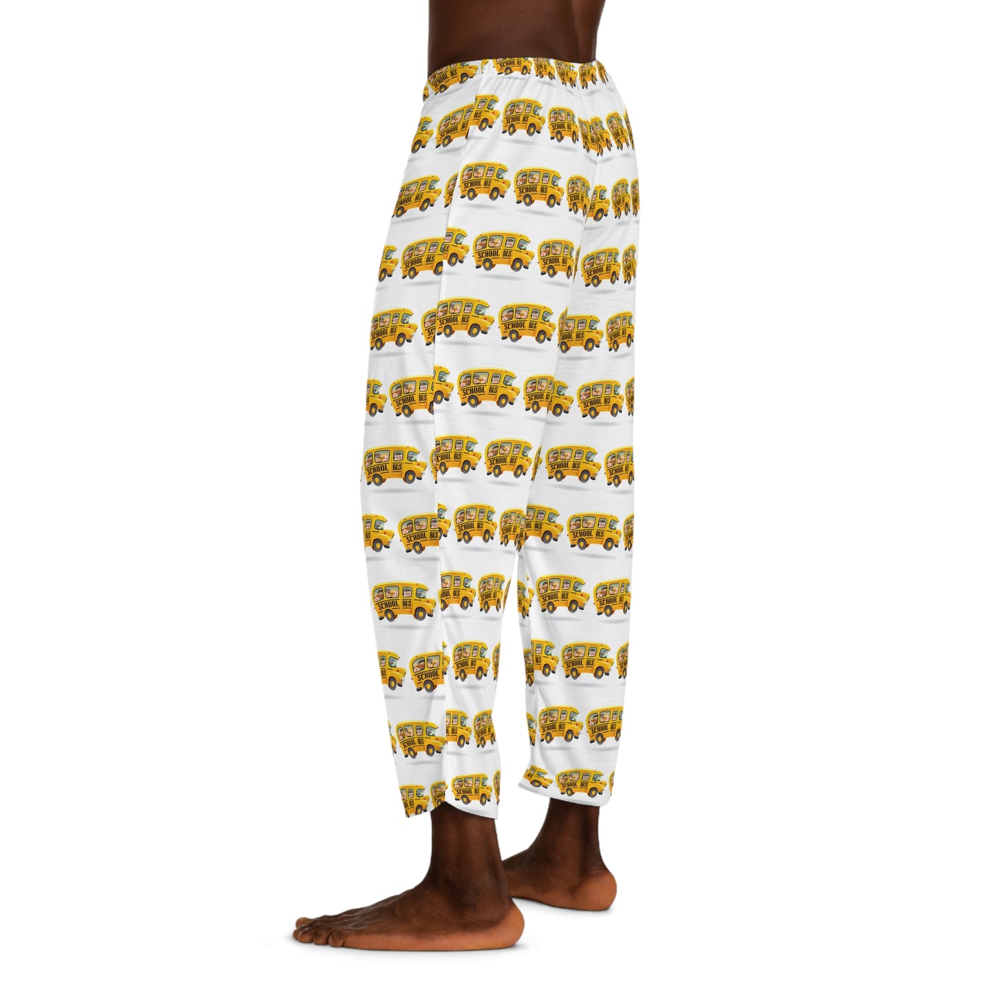 School Bus Men's Pajama Pants (AOP)