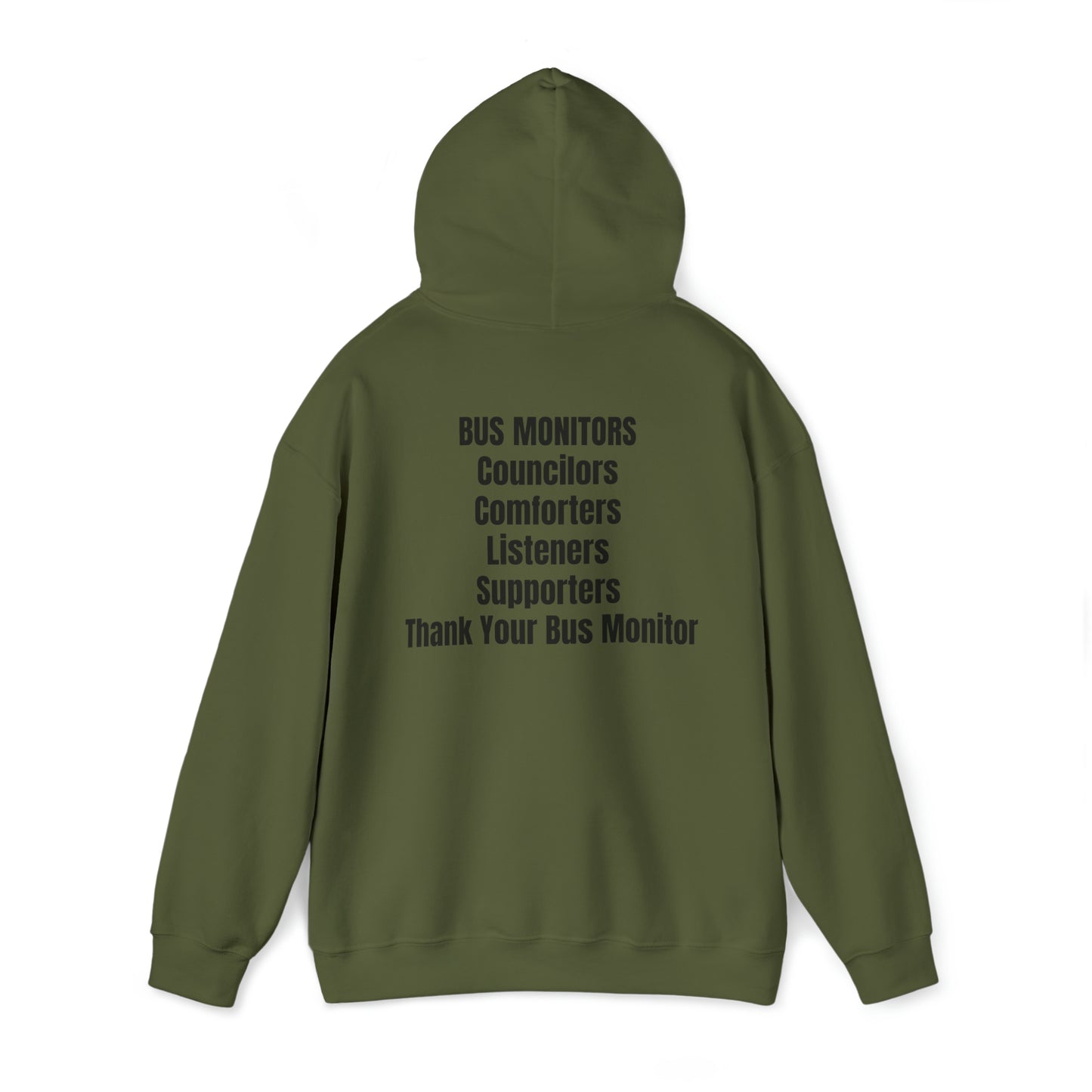 Support your School Bus Monitor - Unisex Heavy Blend™ Hooded Sweatshirt