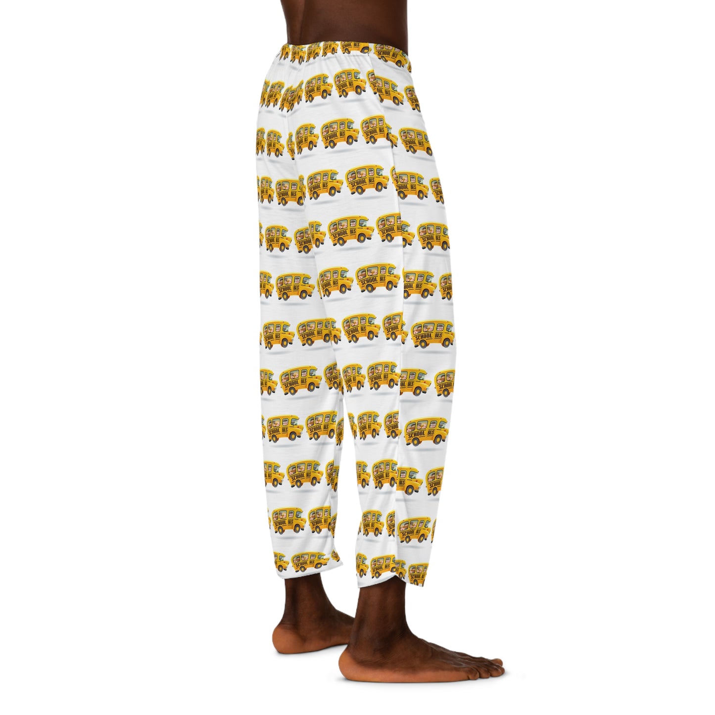 School Bus Men's Pajama Pants (AOP)