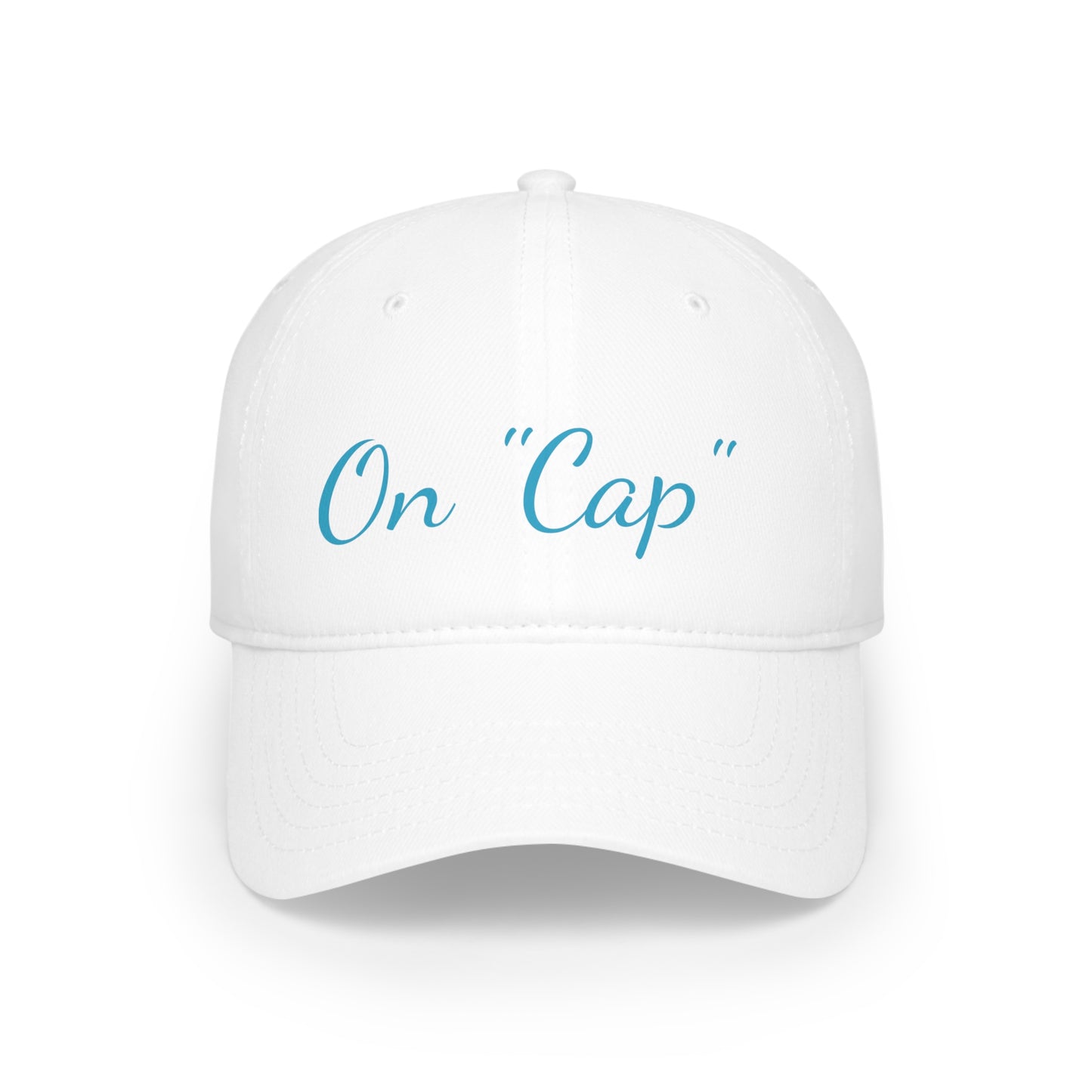 Low Profile Baseball Cap / on cap