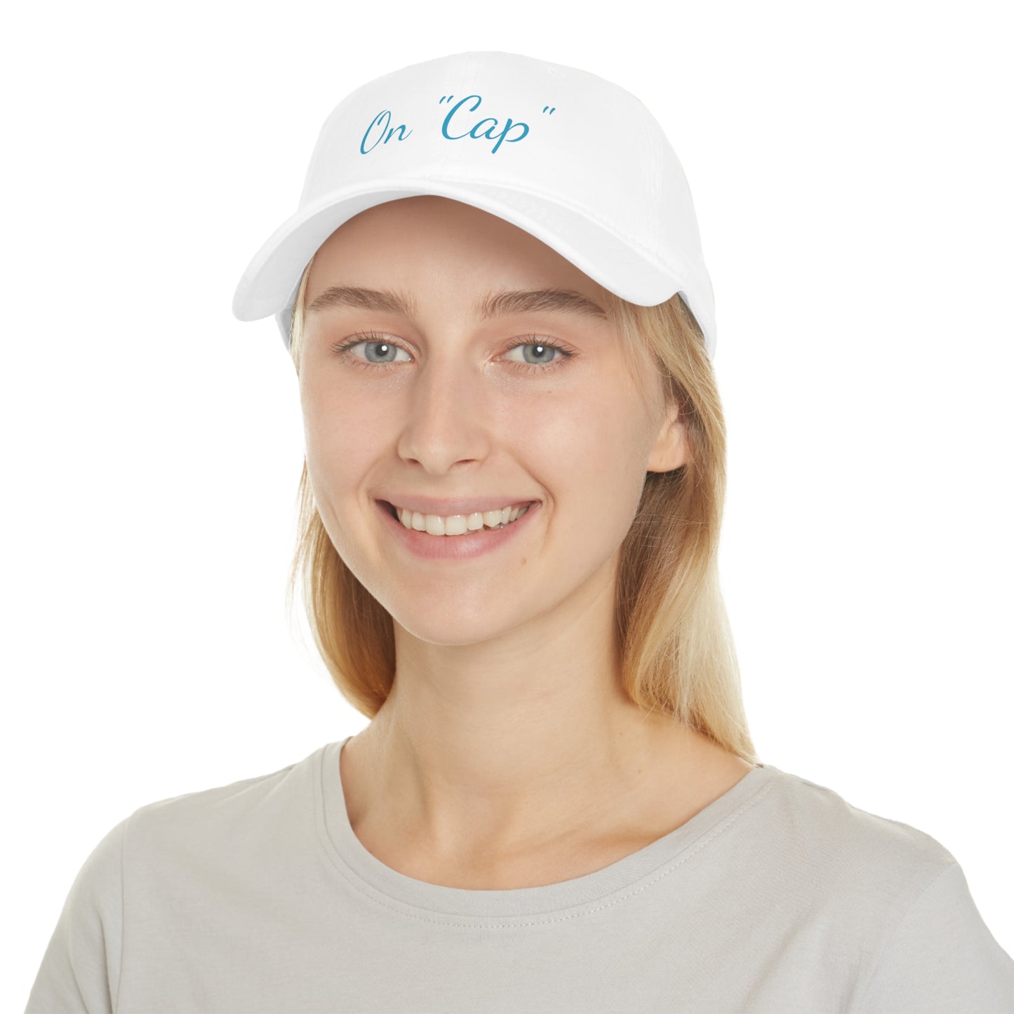 Low Profile Baseball Cap / on cap