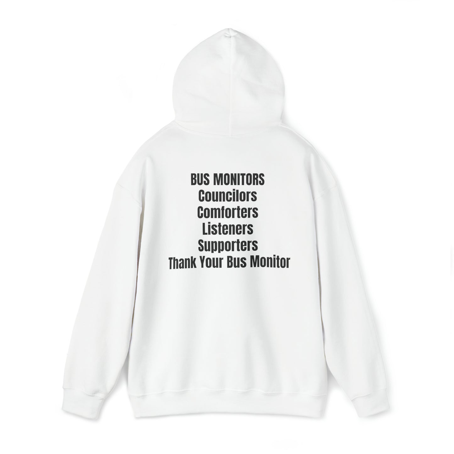 Support your School Bus Monitor - Unisex Heavy Blend™ Hooded Sweatshirt