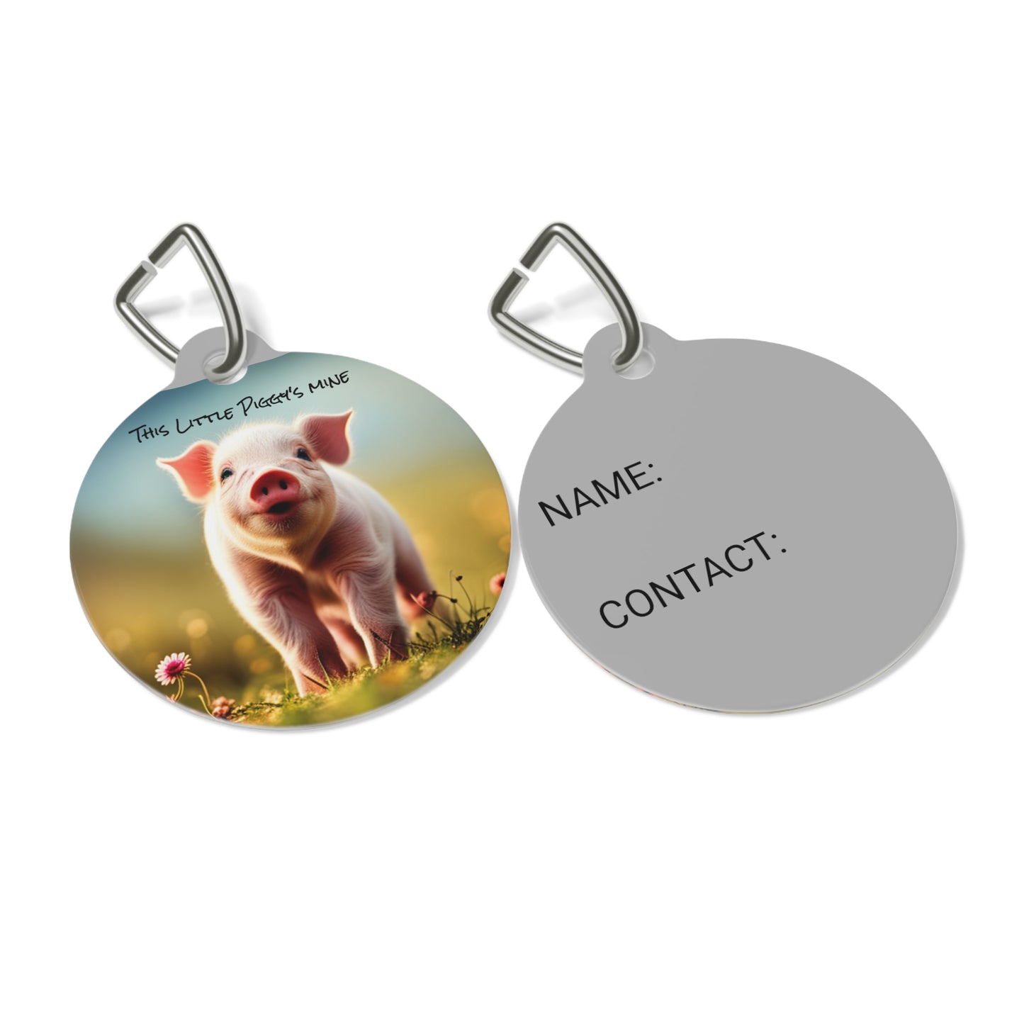 This Little Piggy's Mine- Pet Tag